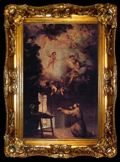 framed  Bartolome Esteban Murillo Vision of St.Anthony of Padua, ta009-2